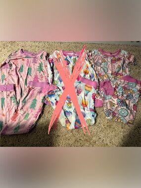 2 Pair Little Sleepies- 3T